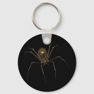 Big Brown 3D Halftone Spider Key Ring