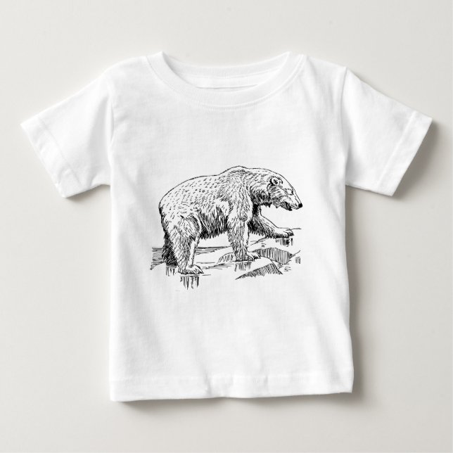 Big Brown Bear Baby T-Shirt (Front)