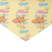 Big Brown Bear & Friends Share Four Chairs Tissue Paper (Corner)