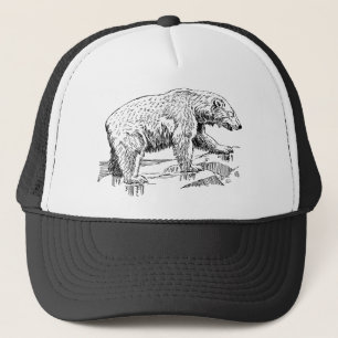 Big Brown Bear Trucker Hat