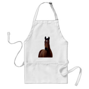 Big Brown Majestic Horse, Standard Apron