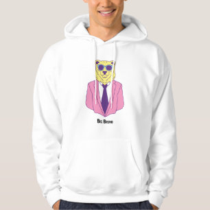 Big Bruno - Bear in Pink Suite Hoodie