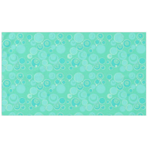 Big Bubblegum Bubbles Everywhere Teal Thank You Tablecloth