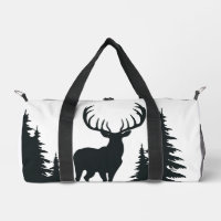 Big Buck Among Pine Trees
