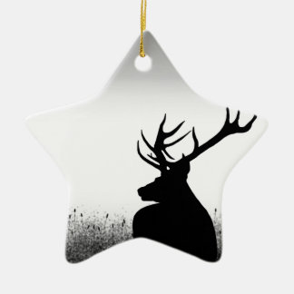 Big Buck Ceramic Tree Decoration