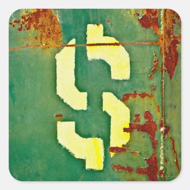 Big Bucks Square Sticker (Front)