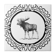 big bull moose art