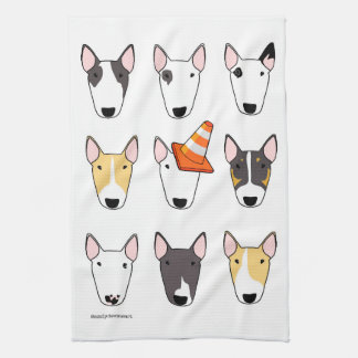 Big Bully (9 dog design) Tea Towel Dish Cloth