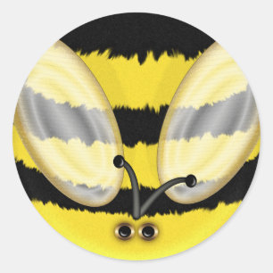 Big Bumble Bee Fun Stickers