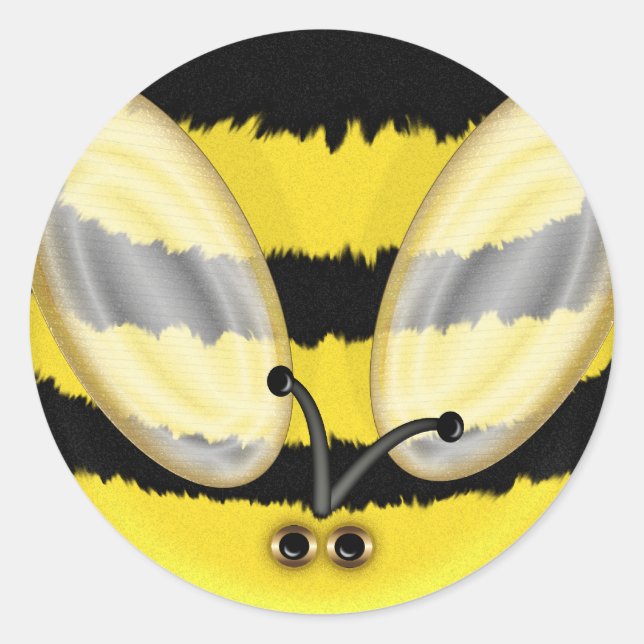 Big Bumble Bee Fun Stickers (Front)