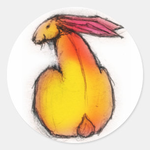 Big Bun Classic Round Sticker