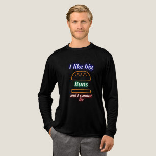 Big Buns Funny Burger Tri-Blend Shirt