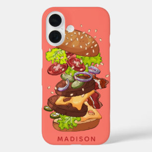 Big Burger custom name phone cases