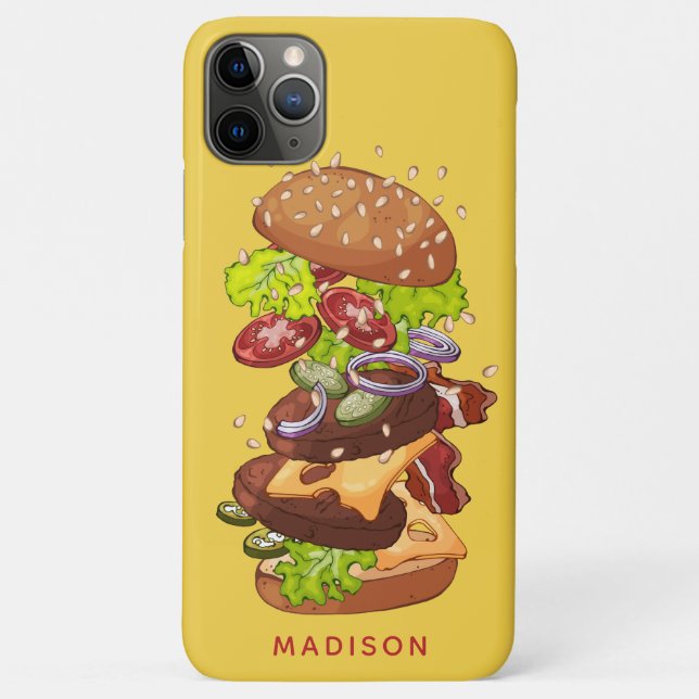 Big Burger custom name phone cases (Back)