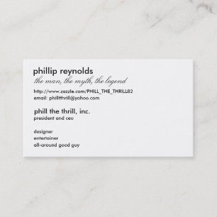 Big Business Card