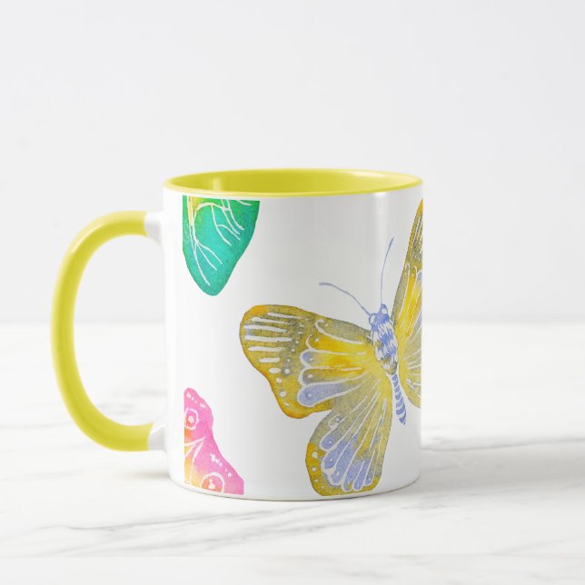 Big Butterflies Mug (Left)