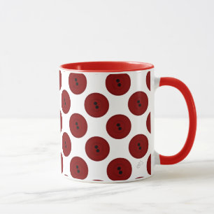 Big Buttons (red) Mug