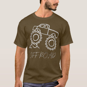 Big Car Lovers Awesome Monster Truck Mud Crushing T-Shirt