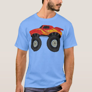 Big Car Lovers Awesome Monster Truck Mud Crushing  T-Shirt