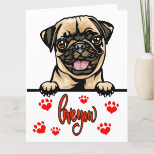 Big Card Puppy Love