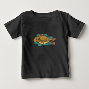 Big Carp Fish Baby T-Shirt