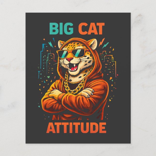 Big Cat Attitude Flyer (Front)