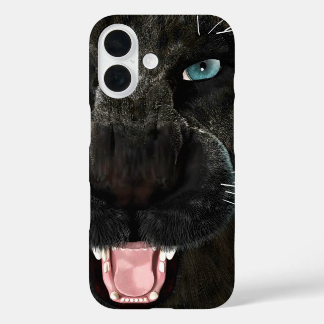 Big Cat Black Panther Case-Mate iPhone Case (Back)