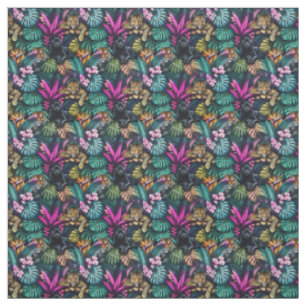 Big Cat Dreams Seamless Surface Pattern Fabric