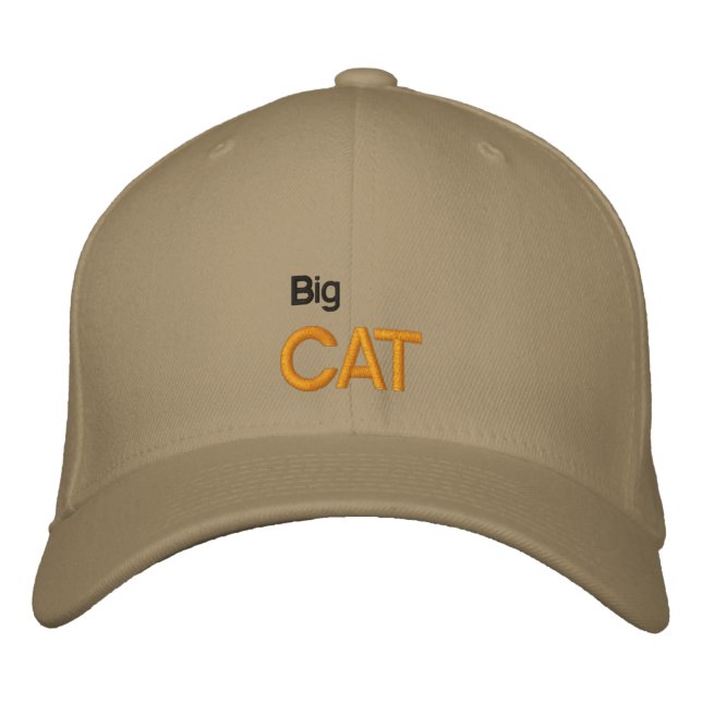 Big CAT Embroidered Hat (Front)