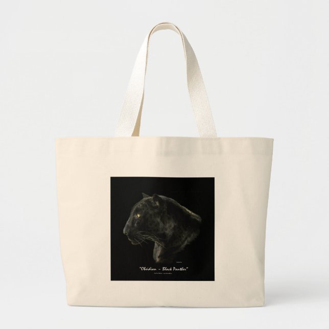 BIG CAT Endangered Species Series Large Tote Bag (Front)