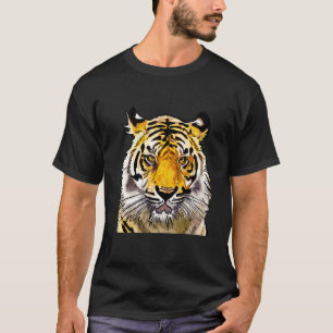 Big Cat Ferocious Tiger Animal Wildlife Tropical J T-Shirt