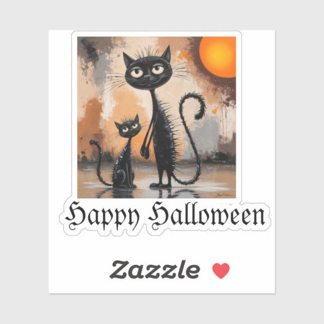 Big Cat Little Cat Halloween  (Sheet)