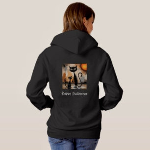Big Cat Little Cat Halloween Hoodie