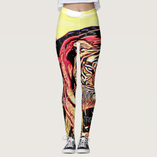 Big Cat Models: Boss Bengal Tiger 01-02 Leggings