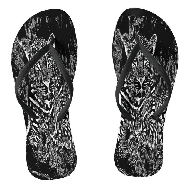 Big Cat Models: Leopard Laze 01-02 Jandals (Footbed)