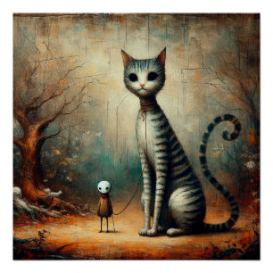 Big cat poster