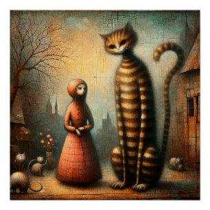 Big cat poster
