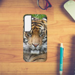 Big Cat Sumatran Tiger Photo Samsung Galaxy Case<br><div class="desc">Protect your Samsung Galaxy S22 phone with this trendy phone case that features the photo image of a big cat Sumatran Tiger. Select your phone style. For other phone brands,  you will need to customise case to fill image to edges of design template.</div>