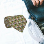 Big Cat Tiger Pattern Tie<br><div class="desc">Dress in style with this stylish tie that features the photo image of a big cat Sumatran Tiger face printed in a repeating pattern.</div>