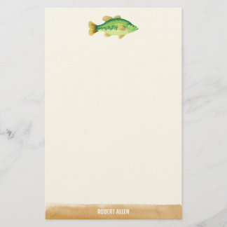 Big Catch Illustrated Fish Stationery