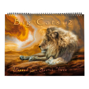 BIG CATS #2 The Wild Ones Calendar