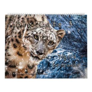 Big Cats Art #3 Calendar