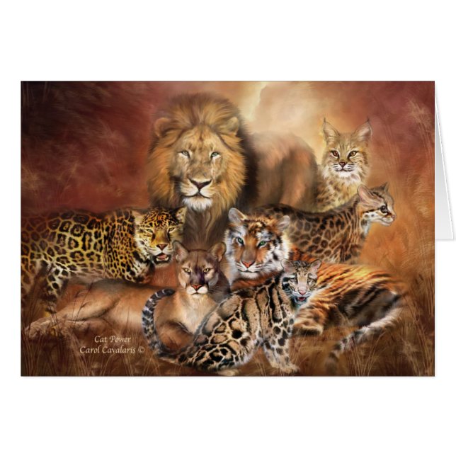 Big Cats ArtCard (Front Horizontal)