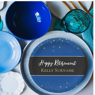 Big Celebration! Happy retirement party Napkins Paper Plate
