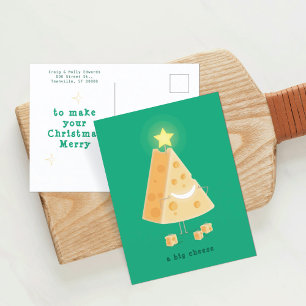 Big Cheese Christmas Postcard
