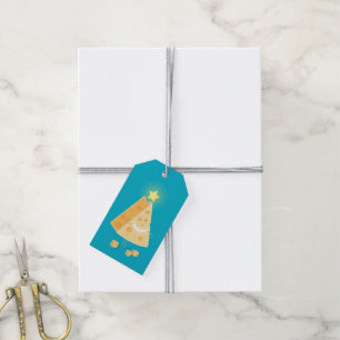 Big Cheese Christmas Postcard Gift Tags