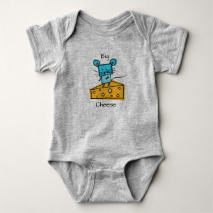 Big Cheese - Mouse Takes the Cheese Baby Bodysuit