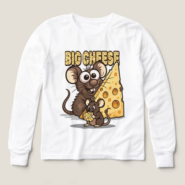 BIG CHEESE Quote – Fun Bold Humor and Confidence (Design Front)