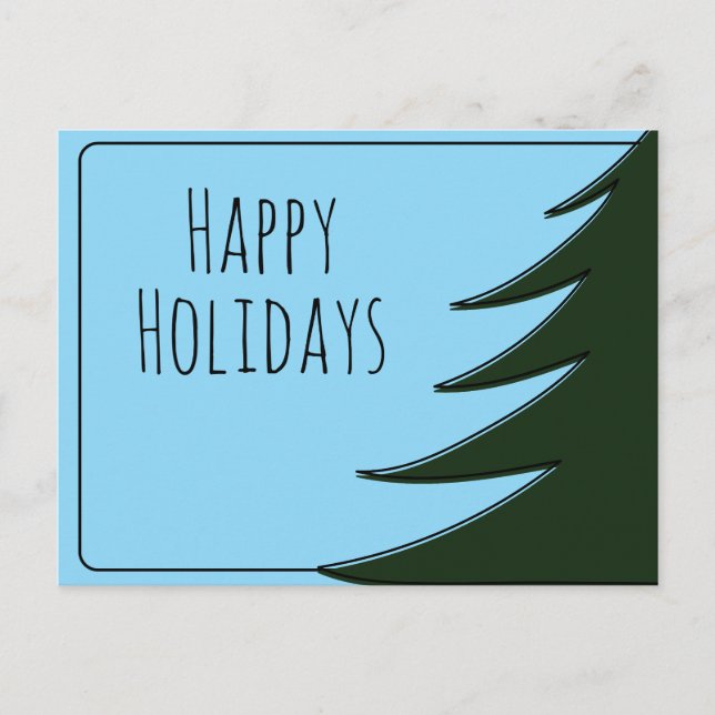 Big Christmas Tree Postcard (Front)