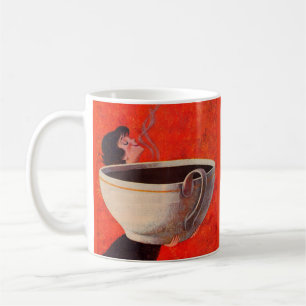 big coffee drinker coffee mug